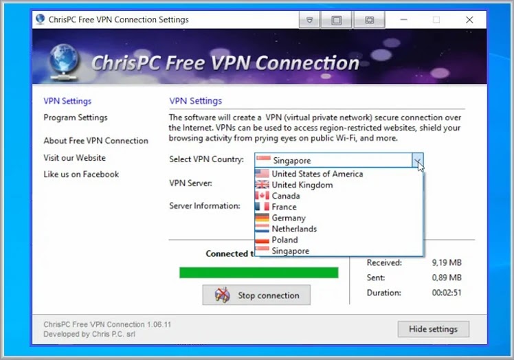 ChrisPC Free VPN Connection 4.05.18 Crack Free Latest {2023}