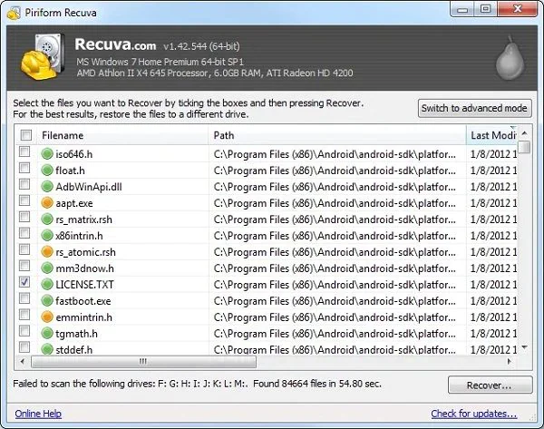 Recuva Pro 1.58 Crack With Serial Key Free Download 2022
